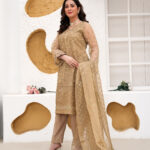 Soft Organza Chicken Kari Soft Sequence Embroidery